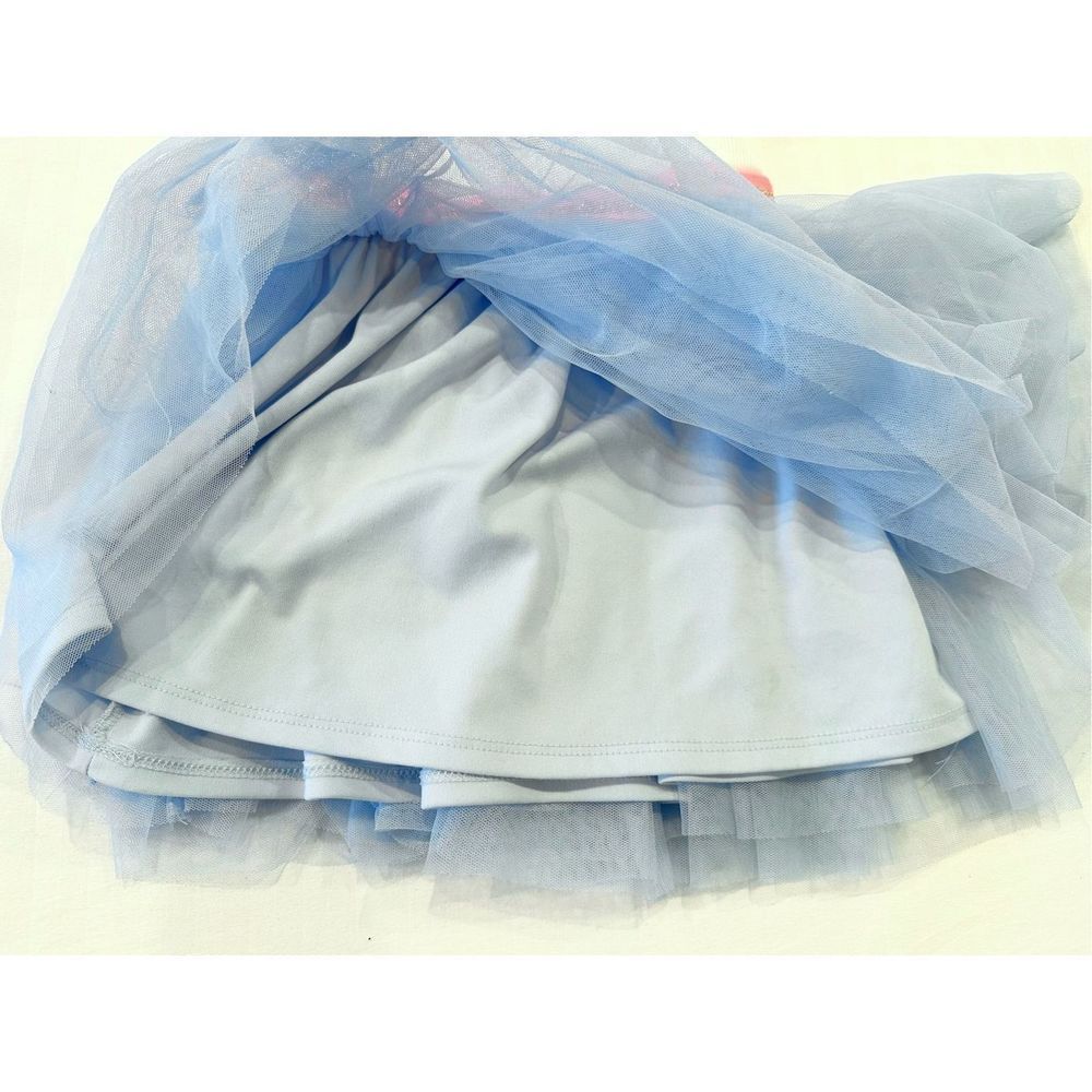 2T Girls Sequins Tulle LOVE Valentines Dress - Picture 6 of 8